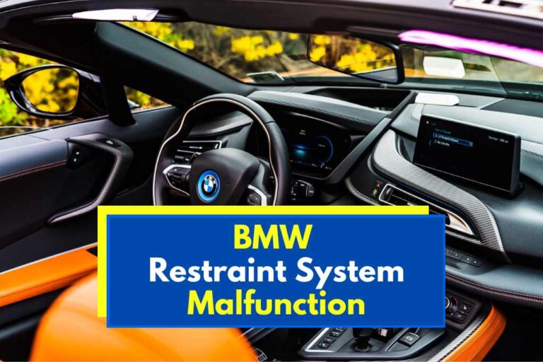 How To Fix Driver Restraint System Malfunction Bmw BMW Restraint System Malfunction (Causes, Signs +Solutions)
